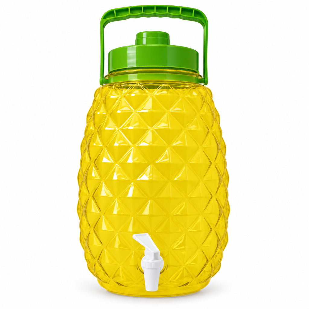 Vitrolero Dispensador De Bebidas De 15 Litros Con Llave Amarillo