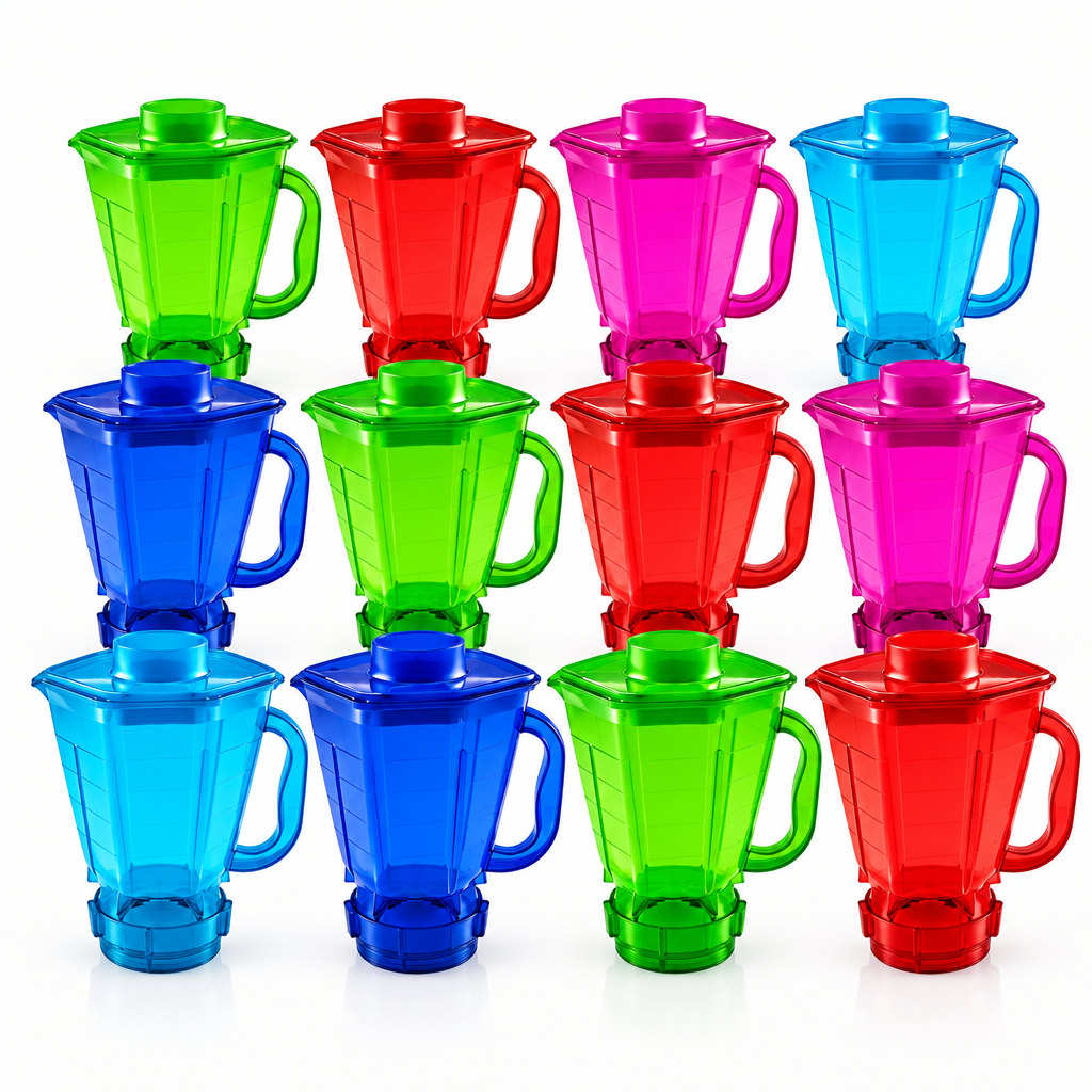 LICUABABY 750ML Multicolor Pack de 12 – Vasos para Michelada y Coctelería